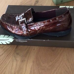 Women brown Golfstream golf shoes